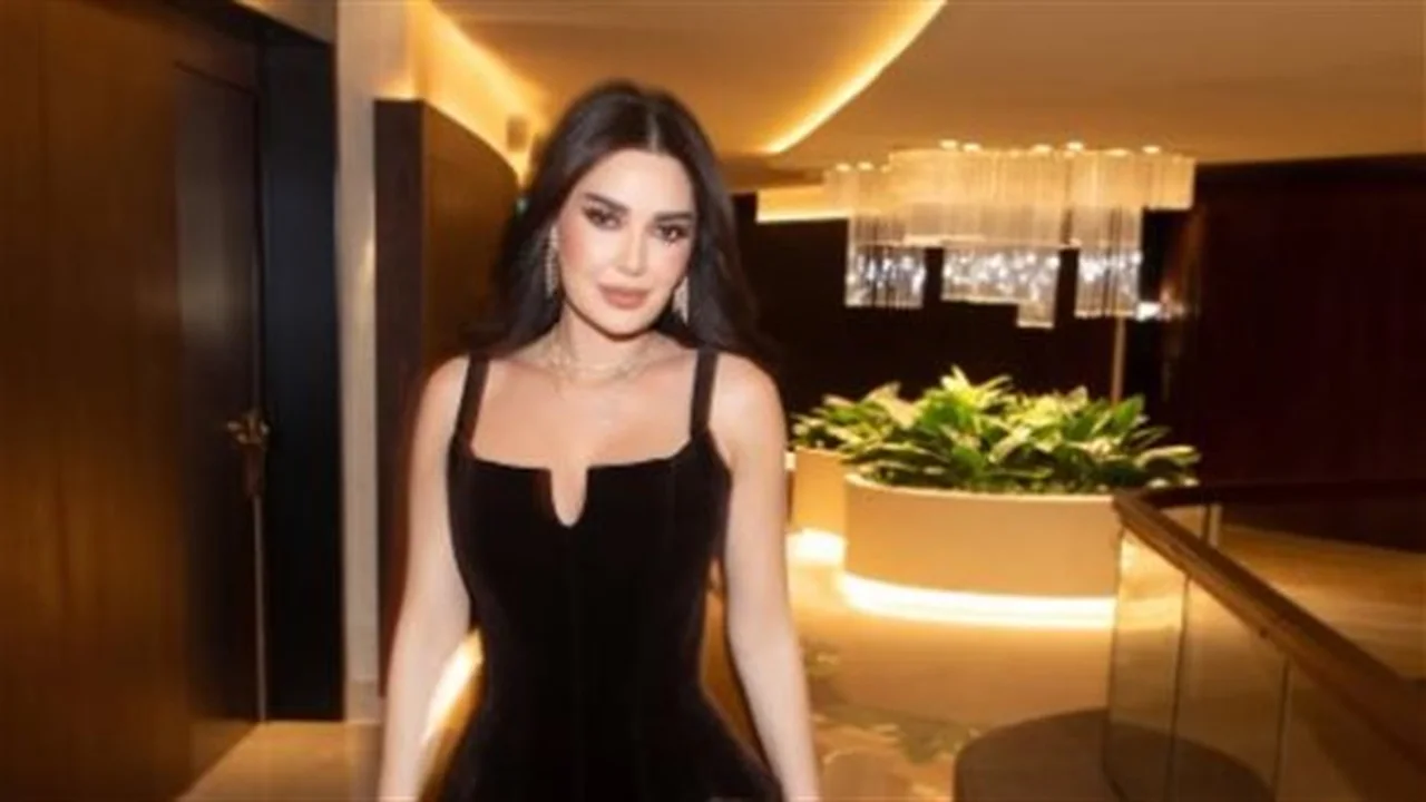 إطلالة ساحرة بالعراق.. سيرين عبدالنور تتألق بتصميم مميز من توقيع باسيل سودا